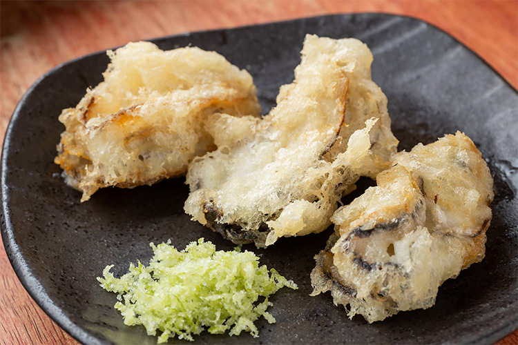 カキの天ぷら 牡蠣ングダム 広島はしご牡蠣