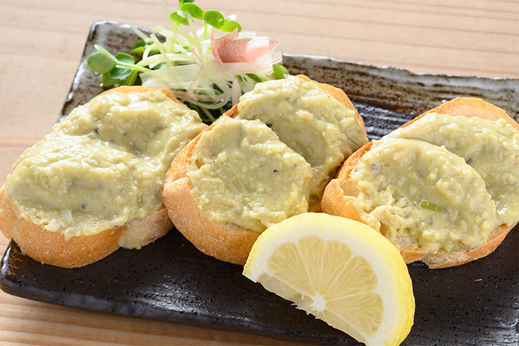 牡蠣のブルスケッタ 牡蠣ングダム 広島はしご牡蠣