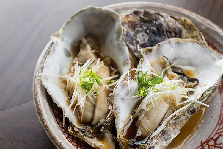 かきの香味蒸し 牡蠣ングダム 広島はしご牡蠣