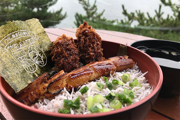 みやじマリン丼 牡蠣ングダム 広島はしご牡蠣