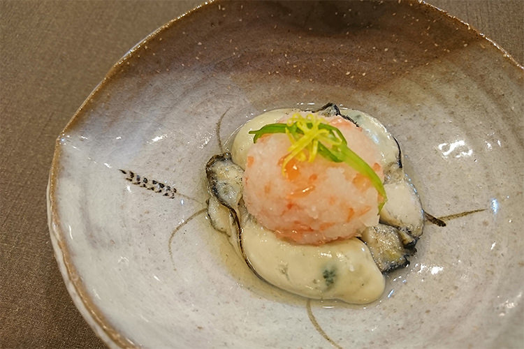 大竹産牡蠣のつぶつぶみぞれ酢 牡蠣ングダム 広島はしご牡蠣