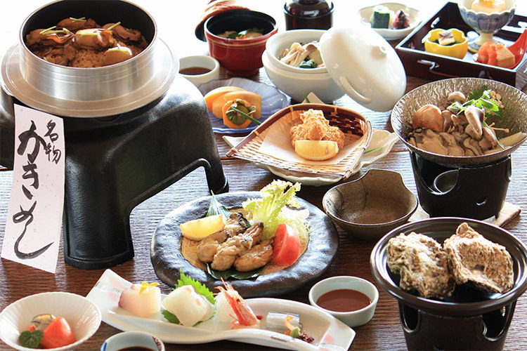 大野瀬戸カキフルコース 牡蠣ングダム 広島はしご牡蠣