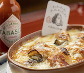 カキチーズ焼き 牡蠣ングダム 広島はしご牡蠣