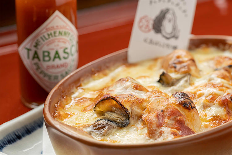 カキチーズ焼き 牡蠣ングダム 広島はしご牡蠣