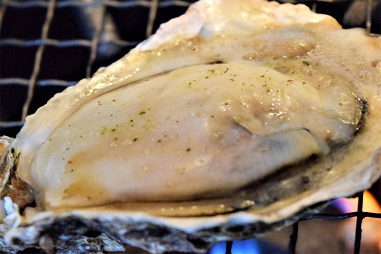 牡蠣の酒蒸し 牡蠣ングダム 広島はしご牡蠣